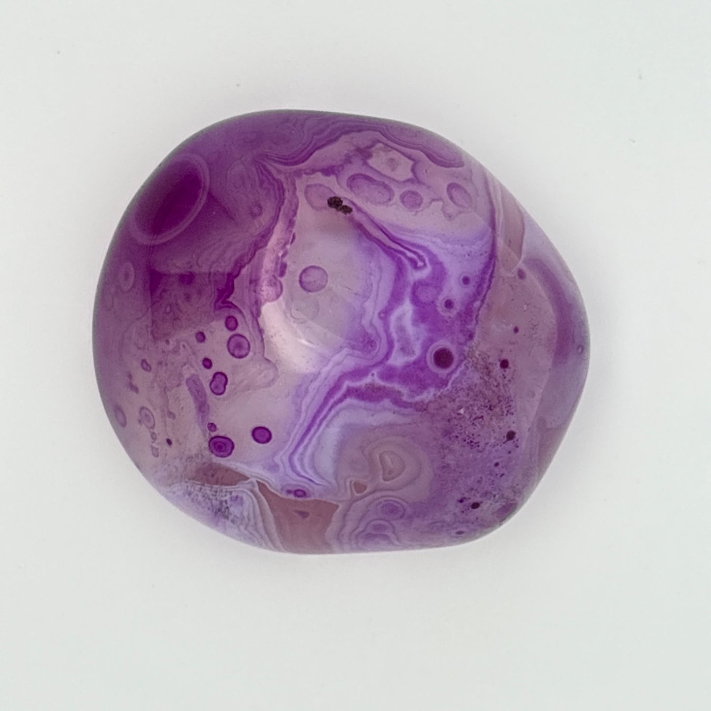 PURPLE AGATE PALMSTONE (293841)