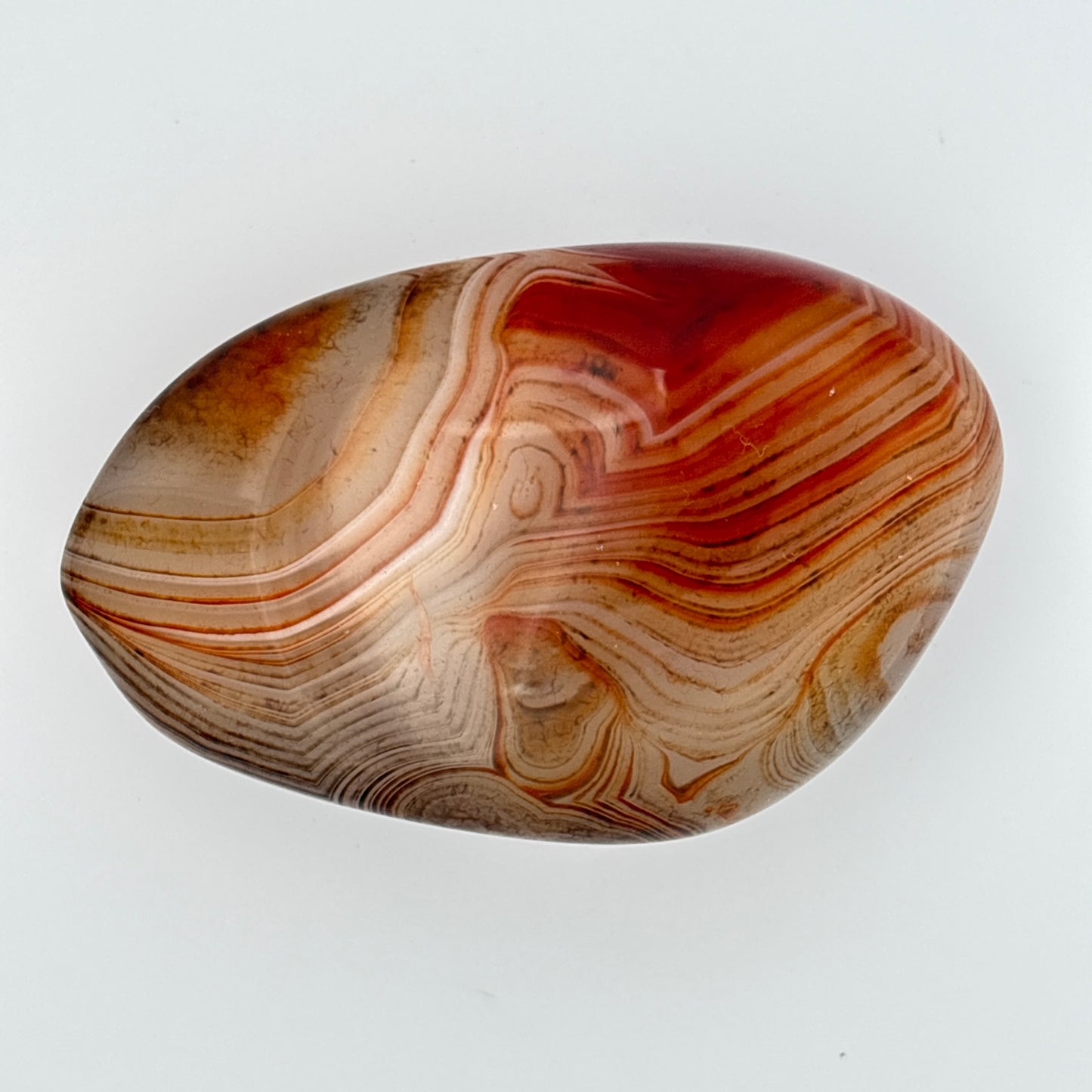 SILK (SARDONYX) AGATE PALMSTONE (999331)