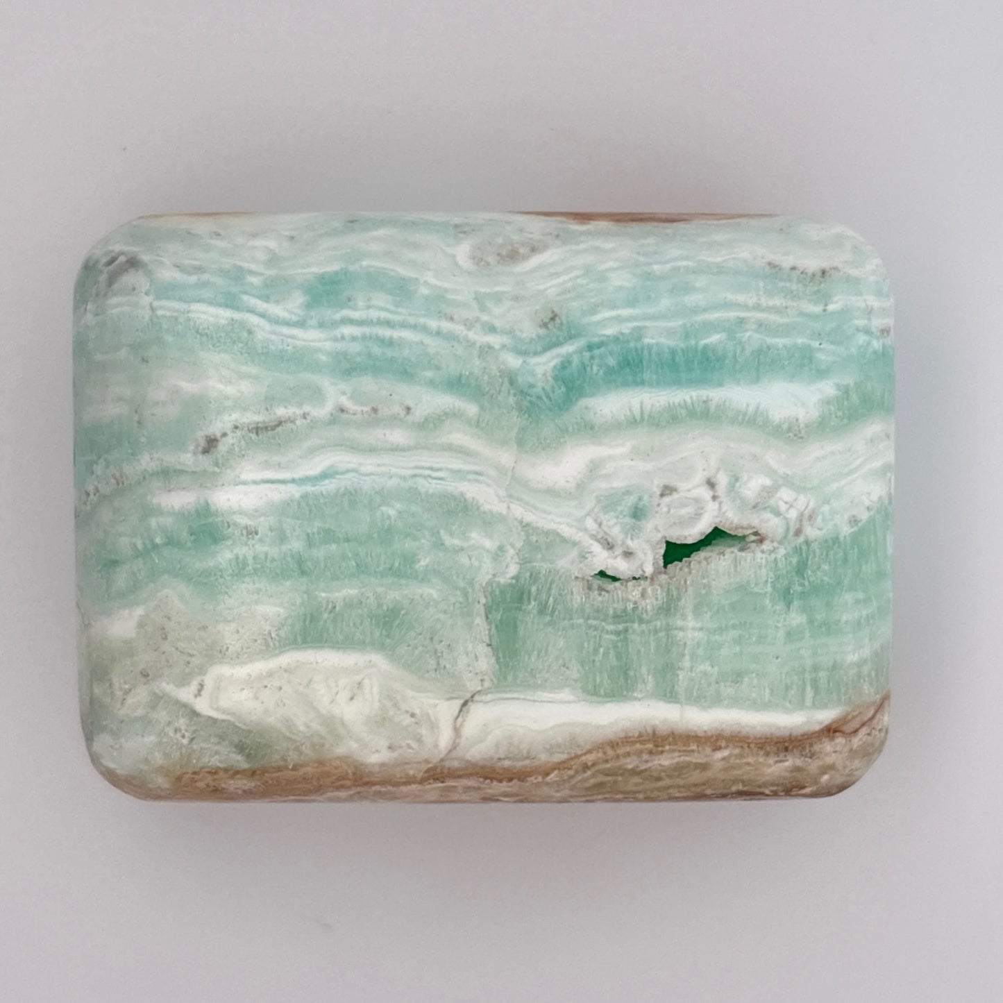 CARIBBEAN CALCITE SQUARE PALMSTONE (391392)