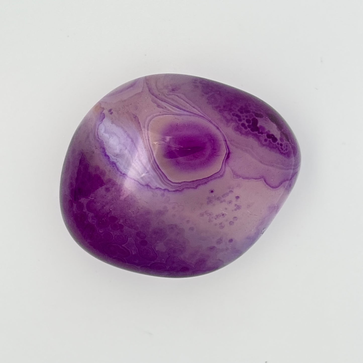 PURPLE AGATE PALMSTONE (293842)