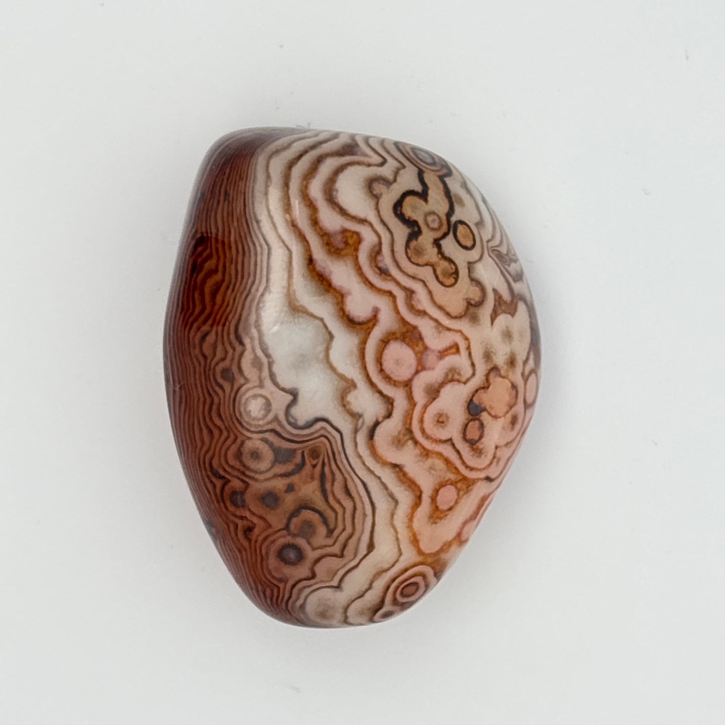 SILK (SARDONYX) AGATE PALMSTONE (999332)