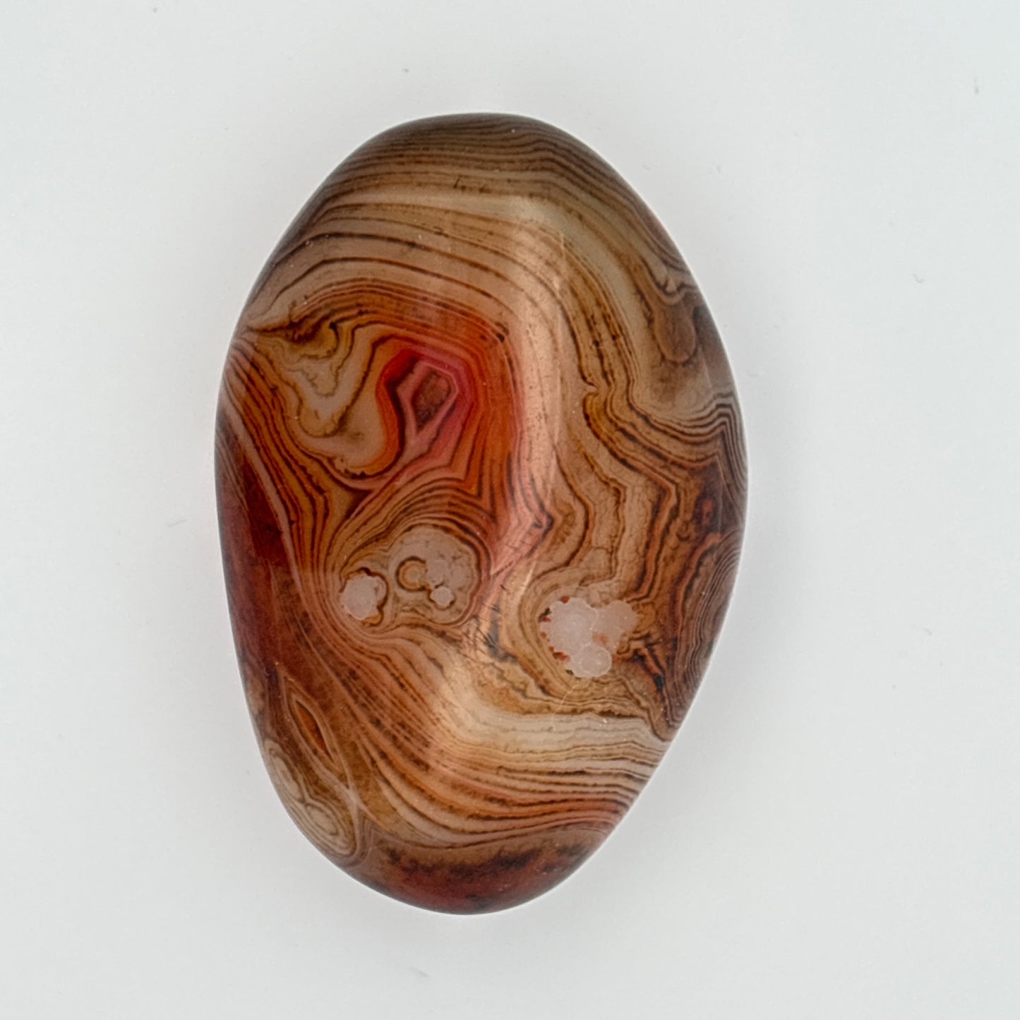SILK (SARDONYX) AGATE PALMSTONE (999333)