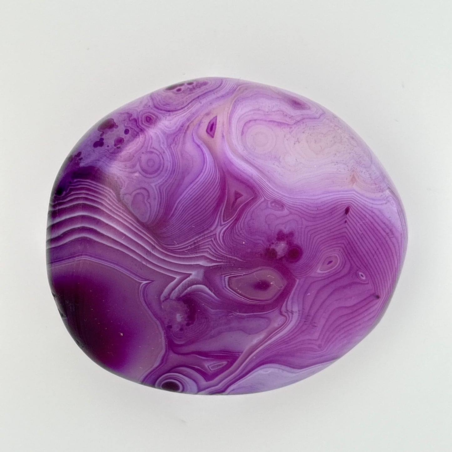 PURPLE AGATE PALMSTONE (293844)