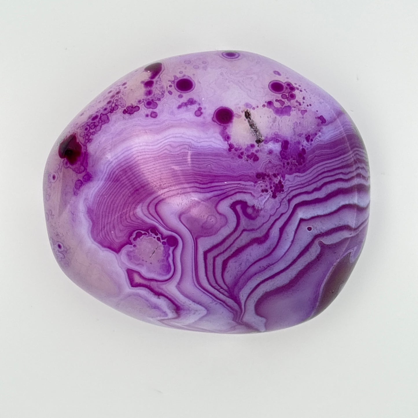 PURPLE AGATE PALMSTONE (293844)