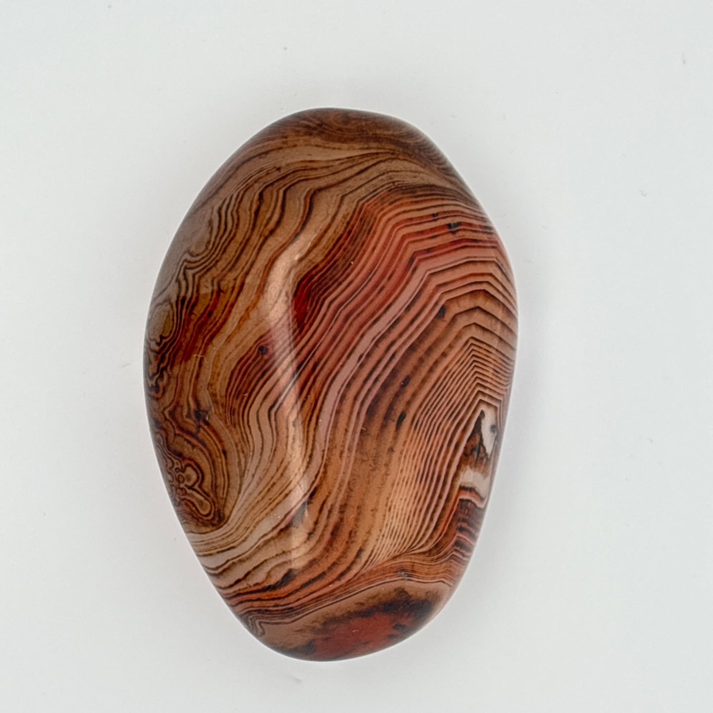 SILK (SARDONYX) AGATE PALMSTONE (999333)