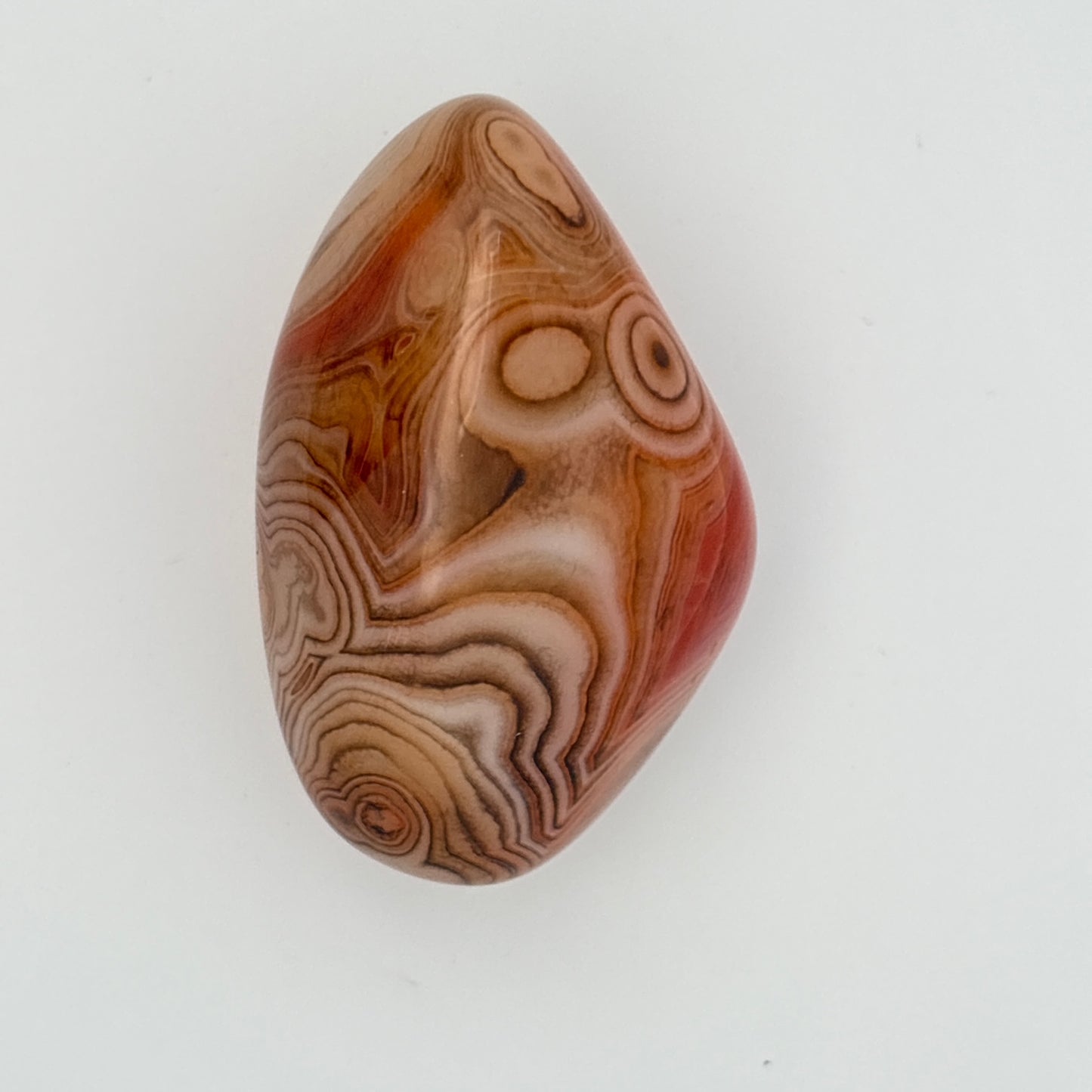 SILK (SARDONYX) AGATE PALMSTONE (999334)