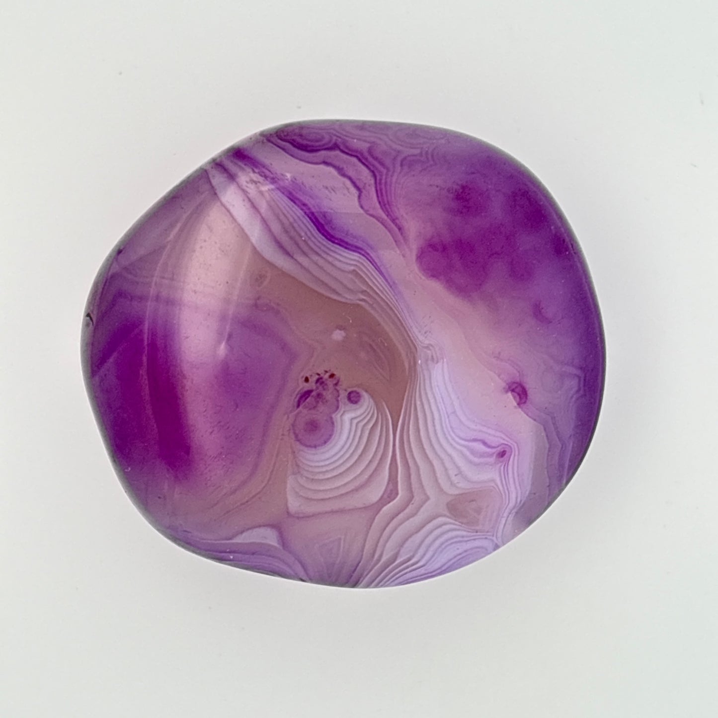 PURPLE AGATE PALMSTONE (293841)