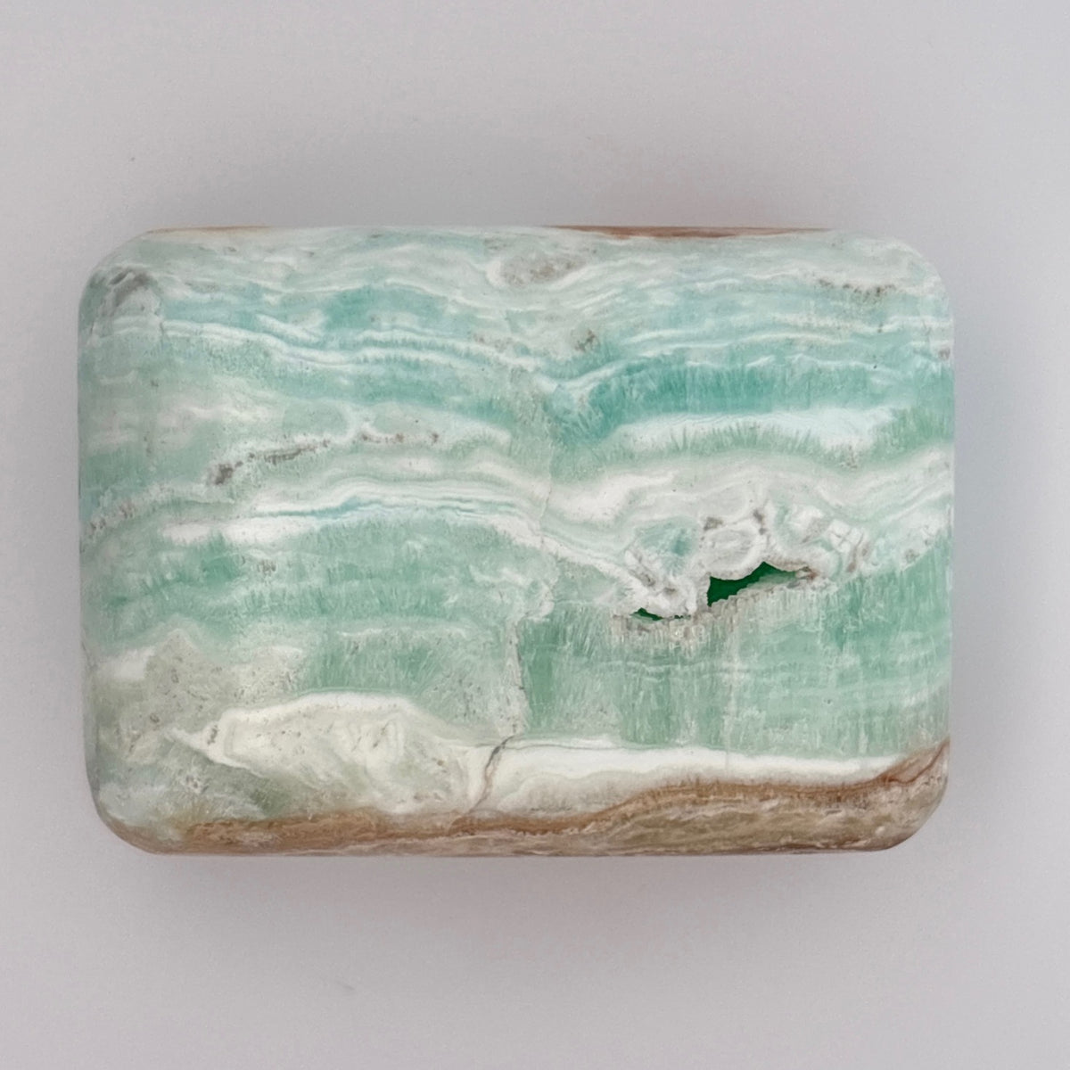 CARIBBEAN CALCITE SQUARE PALMSTONE (391392)
