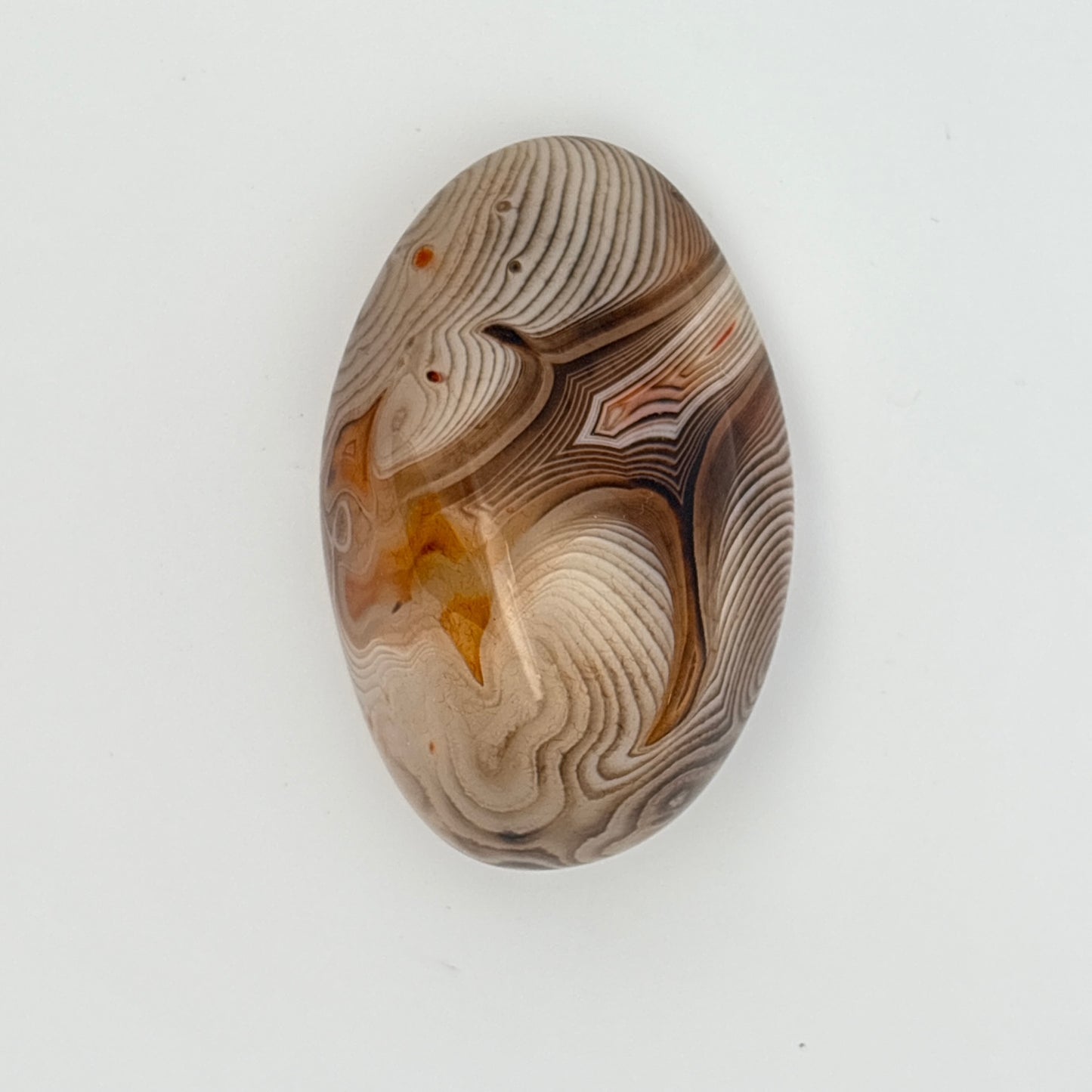 SILK (SARDONYX) AGATE PALMSTONE (999326)