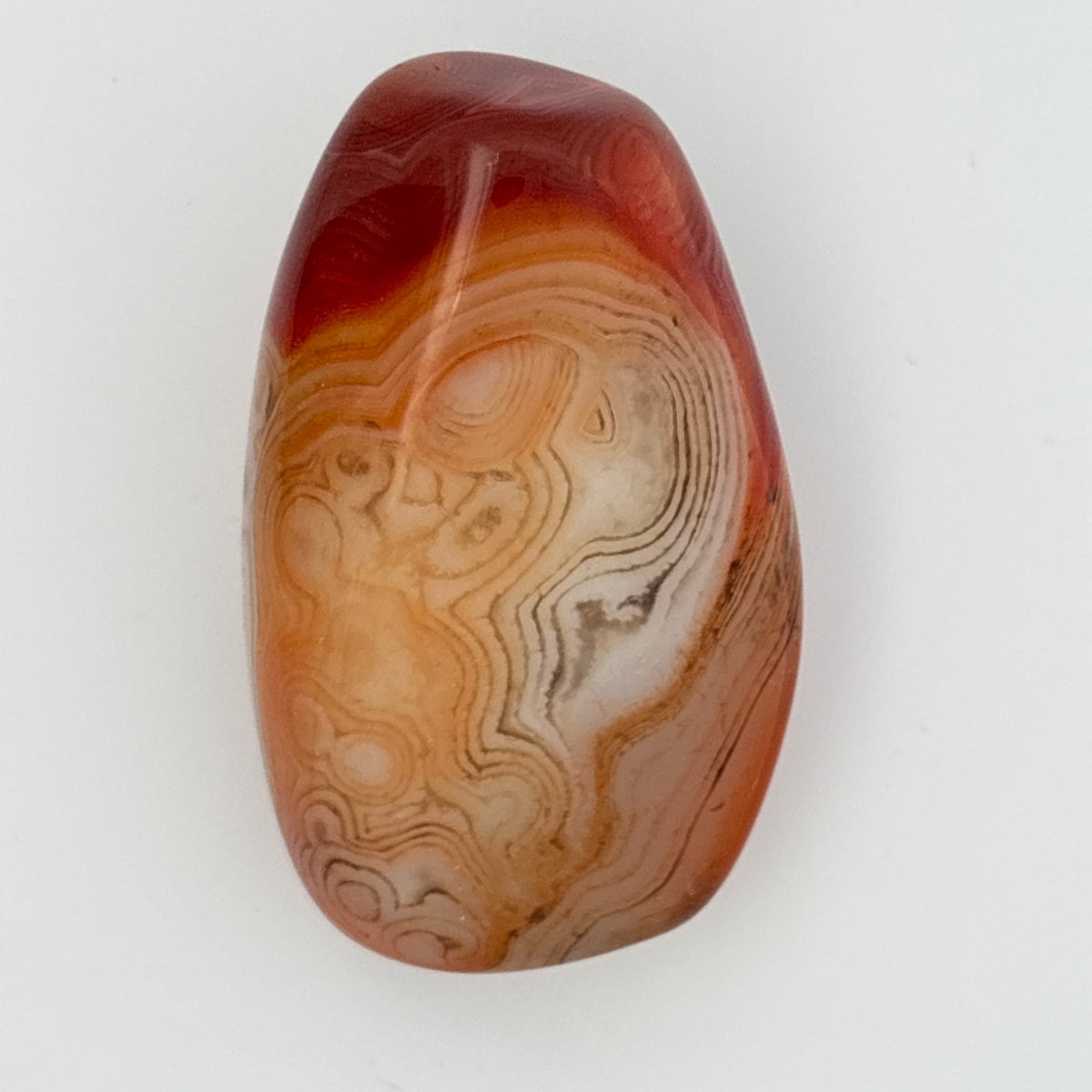 SILK (SARDONYX) AGATE PALMSTONE (999337)