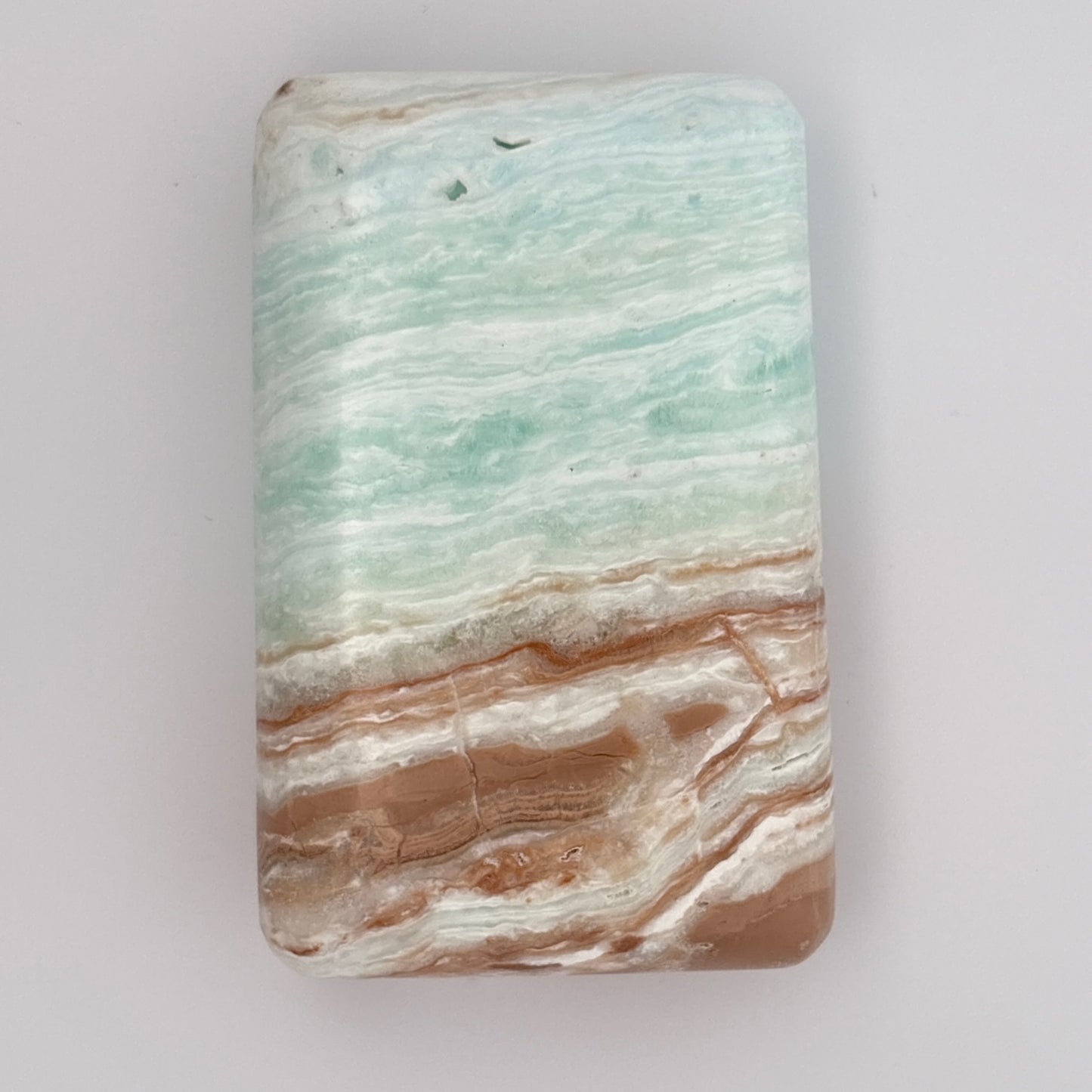 CARIBBEAN CALCITE SQUARE PALMSTONE (391393)