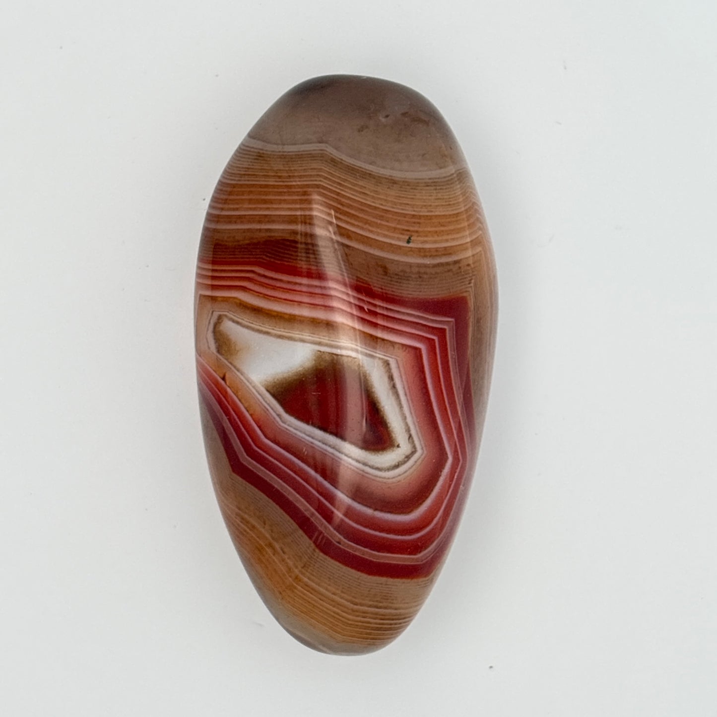 SILK (SARDONYX) AGATE PALMSTONE (999327)