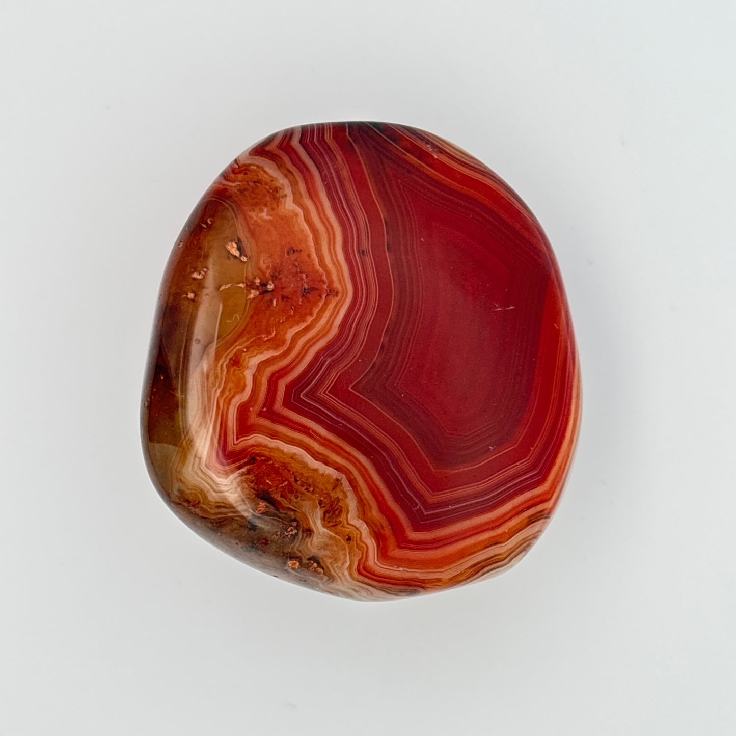 SILK (SARDONYX) AGATE PALMSTONE (999328)