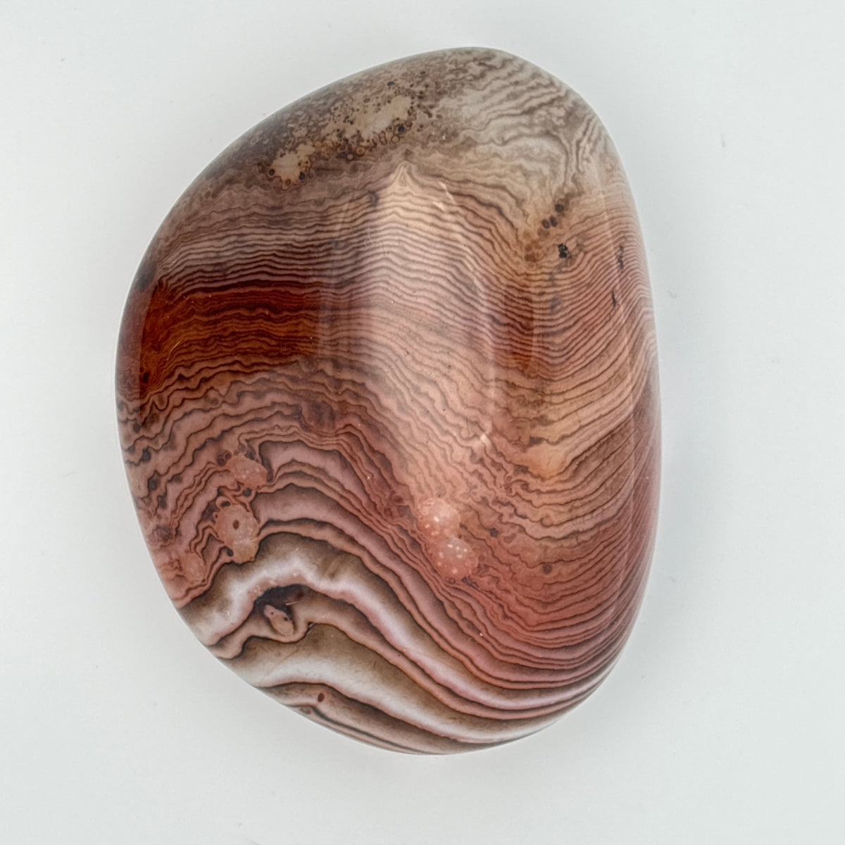SILK (SARDONYX) AGATE PALMSTONE (999338)