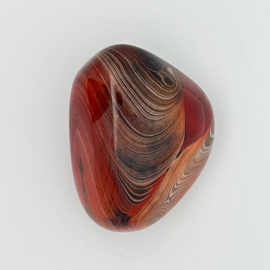 SILK (SARDONYX) AGATE PALMSTONE (999329)