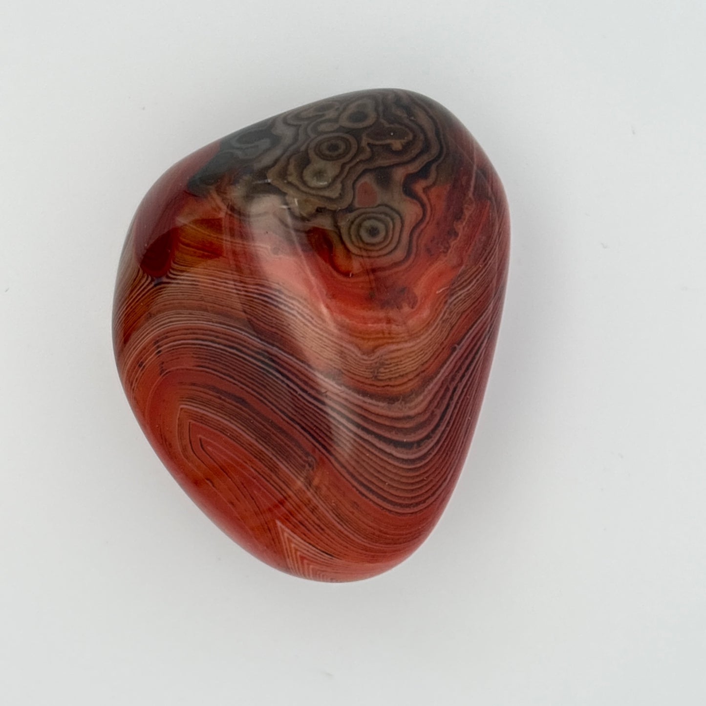 SILK (SARDONYX) AGATE PALMSTONE (999329)